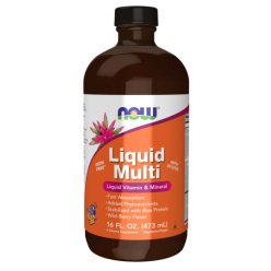   Now Foods Liquid Multi erdei gyümölcs vitamin szirup 473 ml