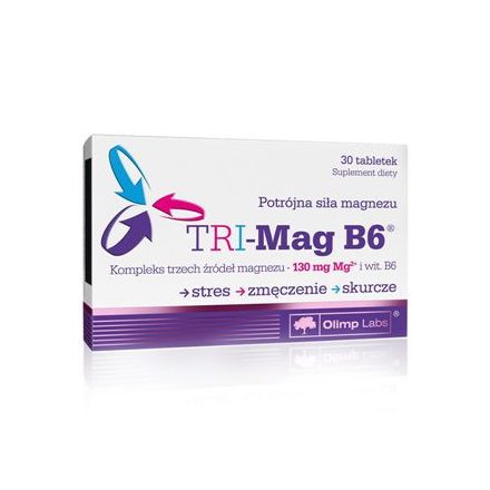 Magnéziumhiány? TRI-MAG B6™ 30 tabletta Olimp Labs 