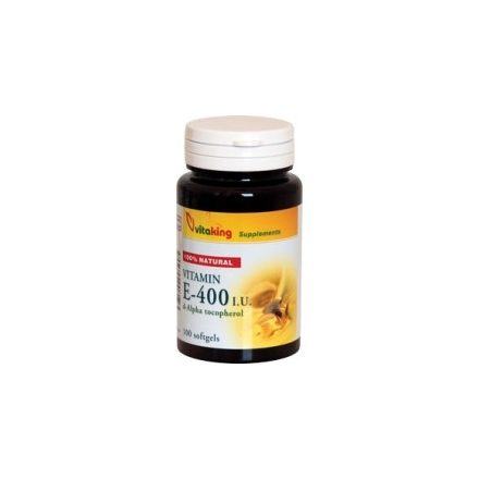 E-vitamin 400NE természetes 100 softgels Vitaking