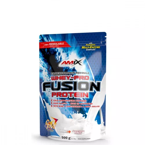 AMIX Nutrition WheyPro Fusion 500g por csokoládé ízű