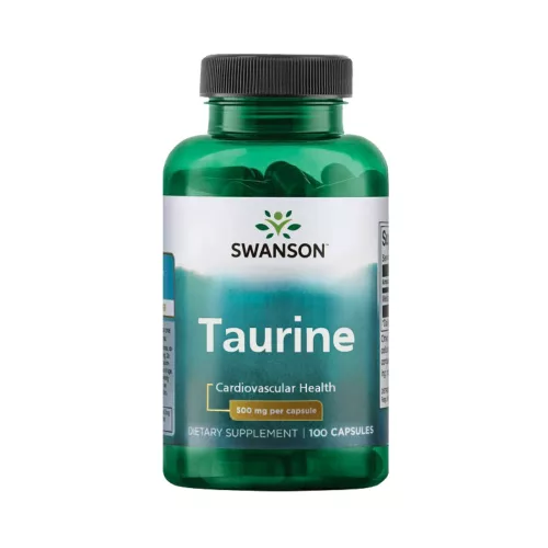 Swanson Taurin aminosav 500 mg Taurine 100 kapszula 