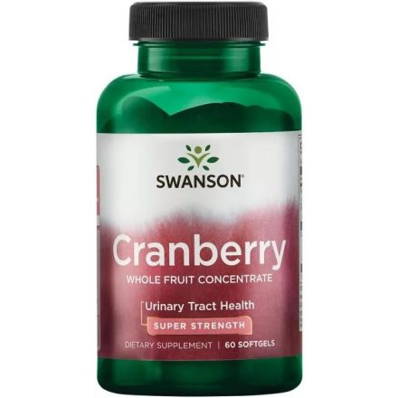 Swanson Cranberry (Tőzegáfonya / Vörös áfonya 12:1 konc) 420mg 60 kapszula 