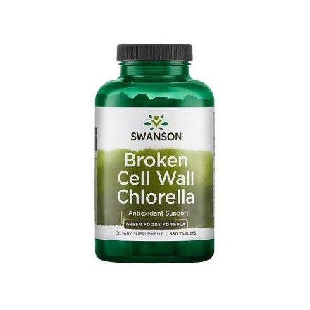 Chlorella alga 500 mg 360 tabletta Swanson