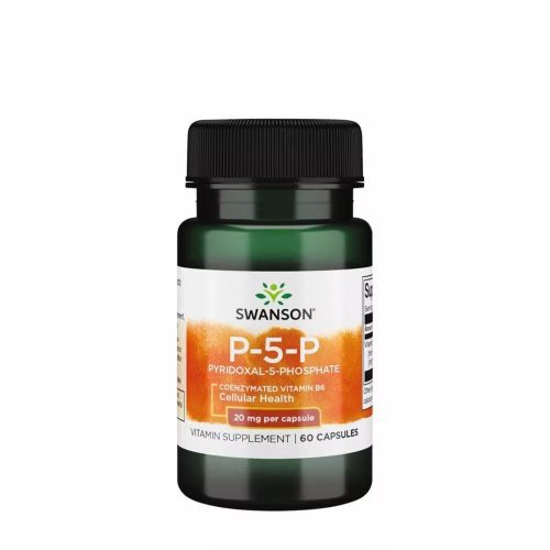 Swanson P-5-P 20 mg - Aktív B-6 Formula 60 Kapszula