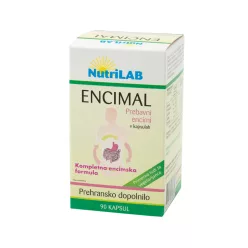   NutriLab Encimal emésztőenzim-komplex 5 féle emésztőenzimmel – 90 kapszula