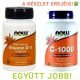  Now Foods D3 2000 vitamin 120lágyzselatin + C1000 100 veg kapszula Duo pack 