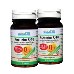   NUTRILAB KOENZIM Q10 UBIQUINONE 100 MG VEGA 2x1 doboz, 2x60 kapszula csomagban olcsóbb!
