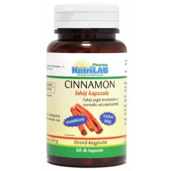 NutriLAB Cinnamon fahéj 60 db kapszula