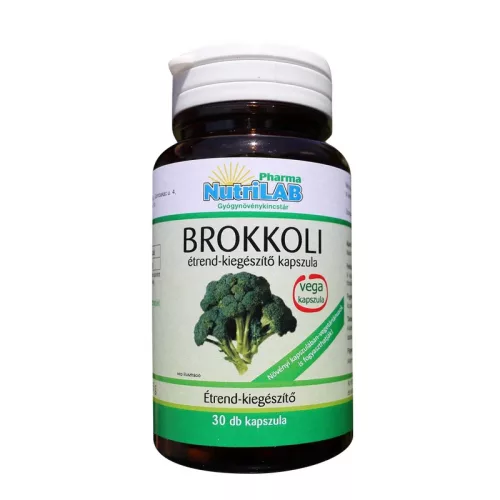 NutriLAB Brokkoli 30 db kapszula 