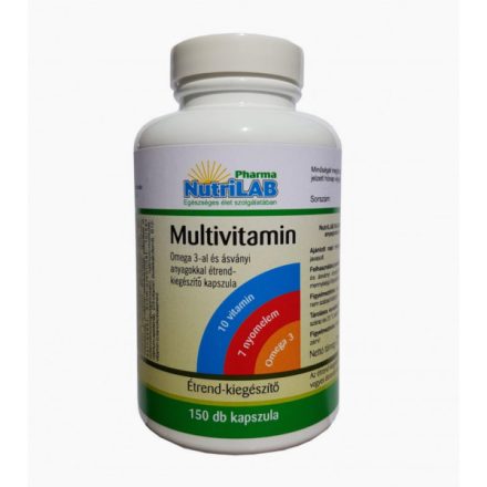 NutriLAB Multivitamin Omega 3-al 150 kapszula 