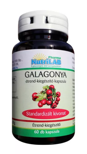 NutriLAB Galagonya Forte 300mg 2x1 doboz DUO pack 2x60 kapszula csomagban olcsóbb!