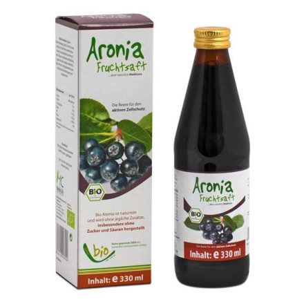 Fekete berkenye 100% Bio gyümöcslé Aronia