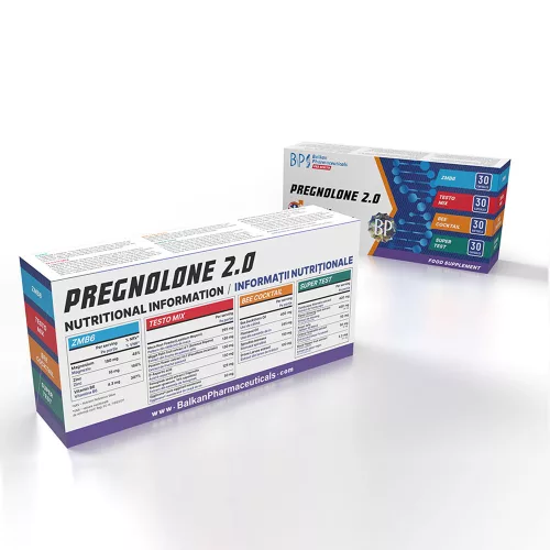 Balkan Pharmaceuticals Pregnolone Testo 2.0 120 kapszula