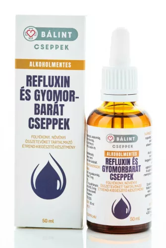 Bálint Cseppek Alkoholmentes Refluxin és gyomorbarát cseppek 50ml