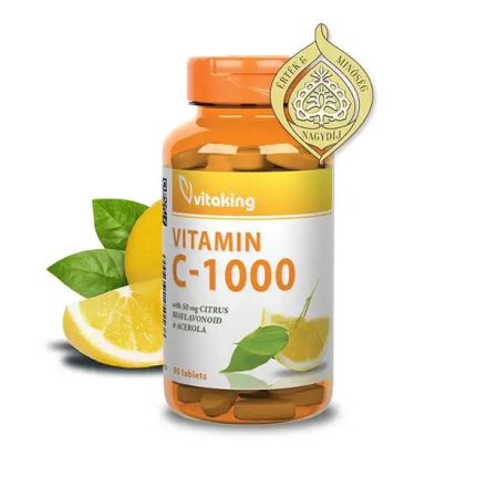 C-vitamin 1000mg Bioflavinos 90 tabletta Vitaking