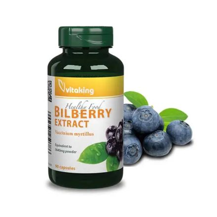 Fekete áfonya Bilberry extract 90 kapszula Vitaking