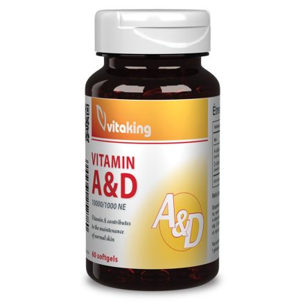 A+D vitamin 60 softgels Vitaking
