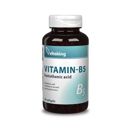 Pantoténsav B5-vitamin 200mg 90 softgels Vitaking