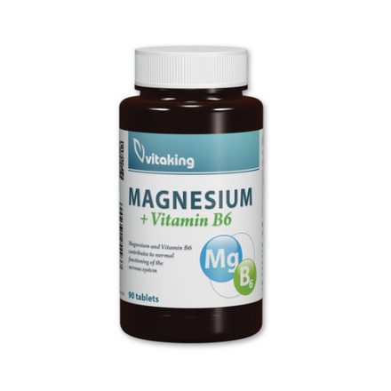Magnezium citrat+B6 vitamin 90 tabletta Vitaking 