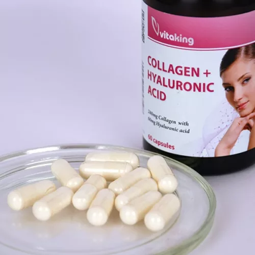 Vitaking Hialuronsav + Kollagén komplex Hyaluron Collagen 60 db kapszula 