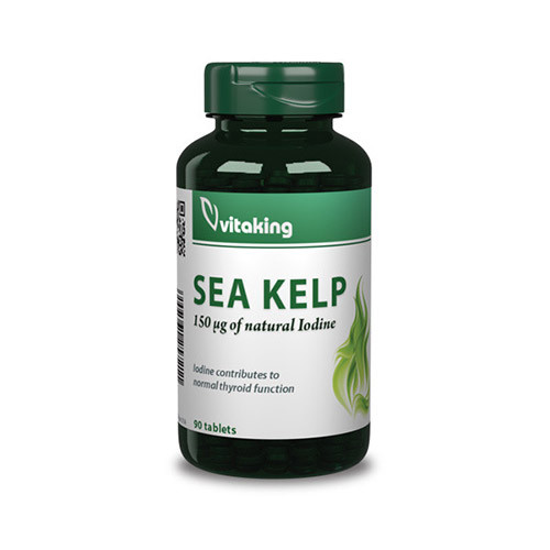 Vitaking Sea Kelp (jód) nyomelem 90 tabletta 