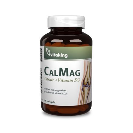 CalMag citrát + D3-vitamin 90 softgels Vitaking