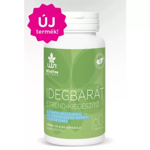 WTN Idegbarát étrend-kiegészítő az ideg rendszer normál működéséhez 60 db kapszula 