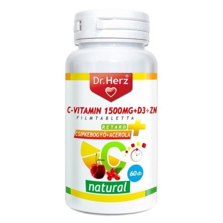 Dr. Herz C vitamin 1500+D+Cink C1500mg 60 tabletta 