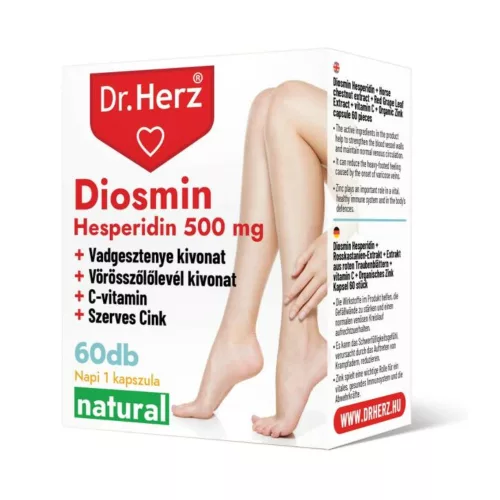Dr. Herz Diozmin + Vadgesztenye kivonat 500mg 60 kapszula