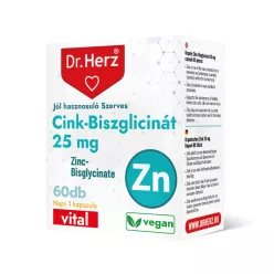 Dr. Herz Cink-Biszglicinát 25mg 60 kapszula 