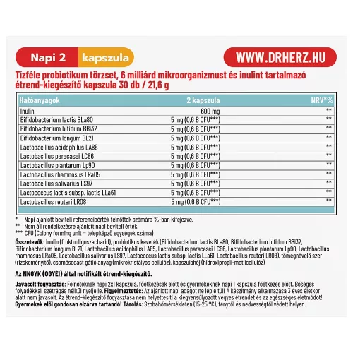 Dr. Herz Probio 10 Komplex 30 kapszula