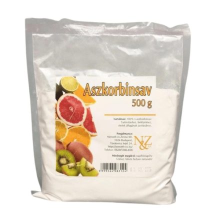 A L-aszkorbinsav C-vitamin por 500g N&Z