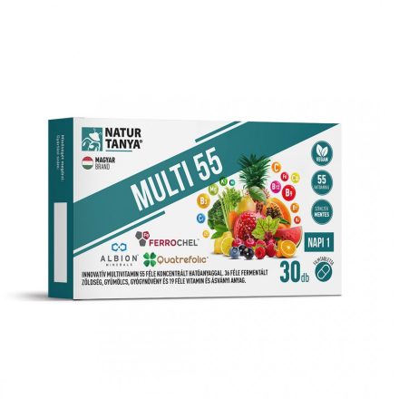 Multi 55 Fermentált multivitamin 30 tabletta Natur Tanya