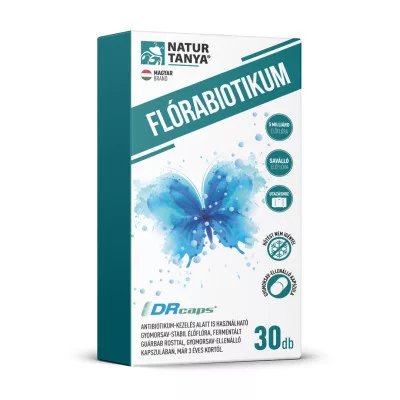 Natur Tanya FLÓRABIOTIKUM 3x1 doboz TRIO pack 3x30 db kapszula probiotikum és prebiotikum a bélmikrobiom egyensúlyához csomagban olcsóbb!