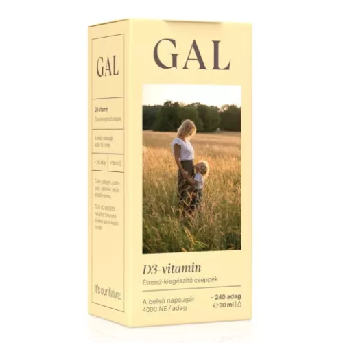 GAL D3 vitamin 4000mg D-3 cseppek 30ml 