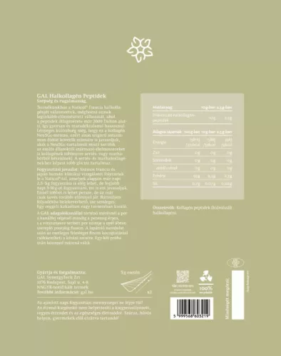 GAL Halkollagén peptidek 150g Collagen 