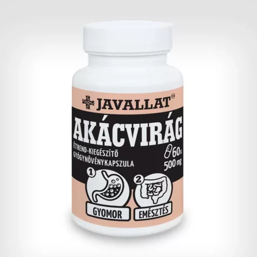 Javallat Akácvirág étrend-kiegészítő gyógynövénykapszula - 60 db