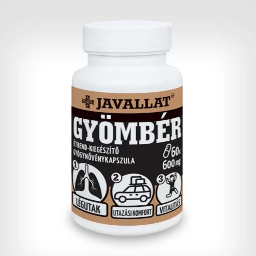 Javallat Gyömbér gyógynövénykapszula - 60 db