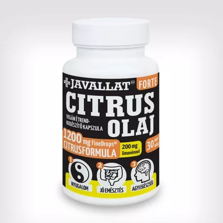 Javallat Forte Citrus olaj 1200 mg 60 db kapszula