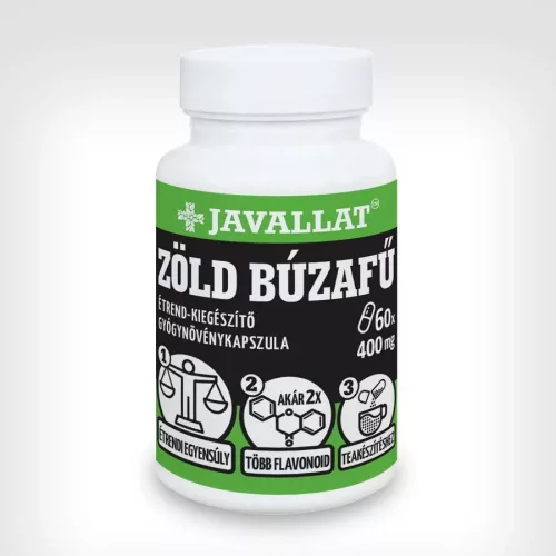 Javallat Zöld búzafű étrend-kiegészítő gyógynövény kapszula - 60 db