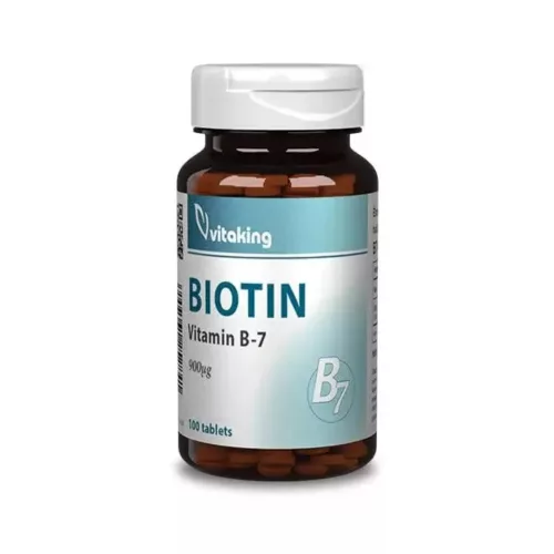 Vitaking Biotin B7 vitamin 100 db tabletta 
