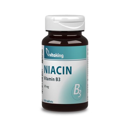 Vitamin B3 Niacin 30 tabletta Vitaking