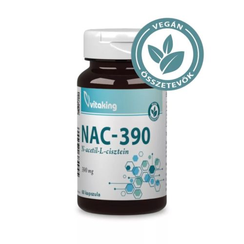 Vitaking NAC-390 mg (N-acetil-L-cisztein) 60 kapszula