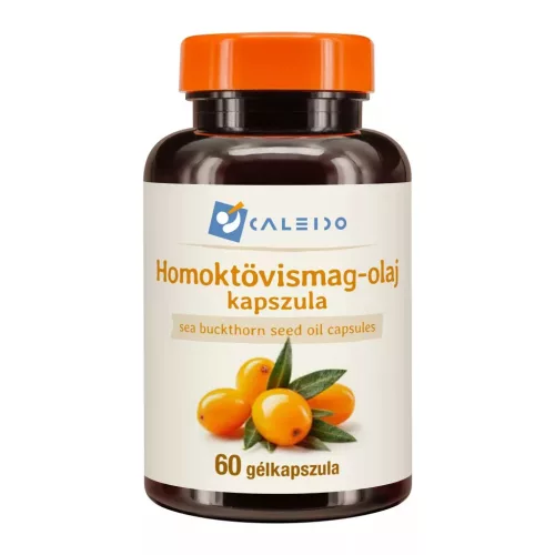 Caleido Homoktövismag-olaj 60 db lágyzselatin kapszula 