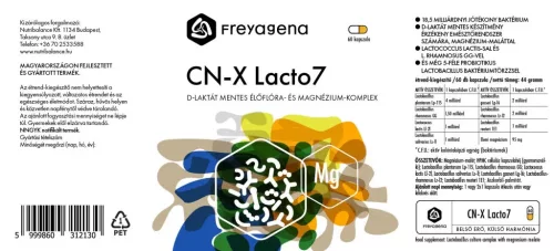 Freyagena CN-X Lacto7 D-Laktát mentes probiotikum 60 kapszula