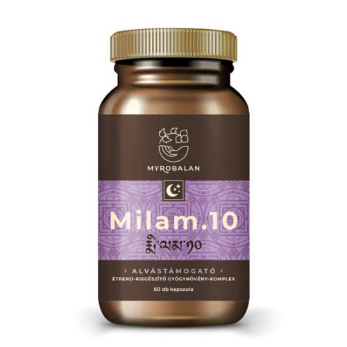 Myrobalan Milam.10 pihentető alvás 60 vegán kapszula 100% gyógynövényőrleménnyel