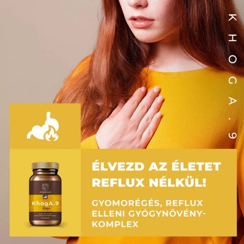 Myrobalan KhogA.9 gyomorégés, reflux elleni gyógynövény-komplex 60 db vegán kapszula 