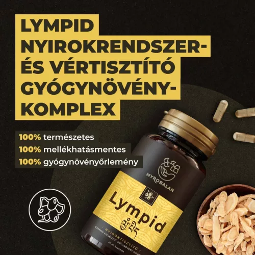 Myrobalan Lympid nyirokrendszer- és vértisztító gyógynövény-komplex 60 db vegán kapszula