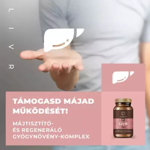 Myrobalan LivR 2x1 doboz DUO pack májregeneráló gyógynövény komplex 2x60 kapszula - csomagban olcsóbb!