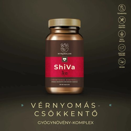 Myrobalan ShiVa vérnyomáscsökkentő gyógynövény-komplex 60 db vegán kapszula 